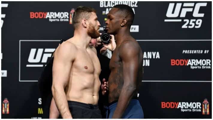 Jan Blachowicz Upsets Israel Adesanya – UFC 259 Results