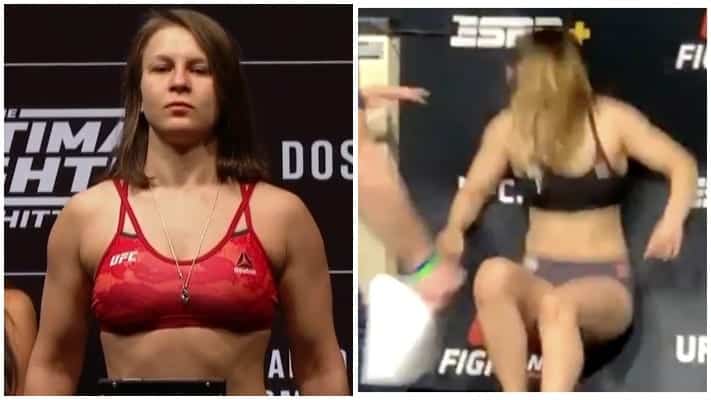 UFC Vegas 22 Weigh-In Results: Julija Stoliarenko Collapses On The Scale