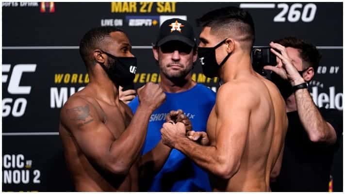 Vicente Luque Taps Tyron Woodley – UFC 260 Results
