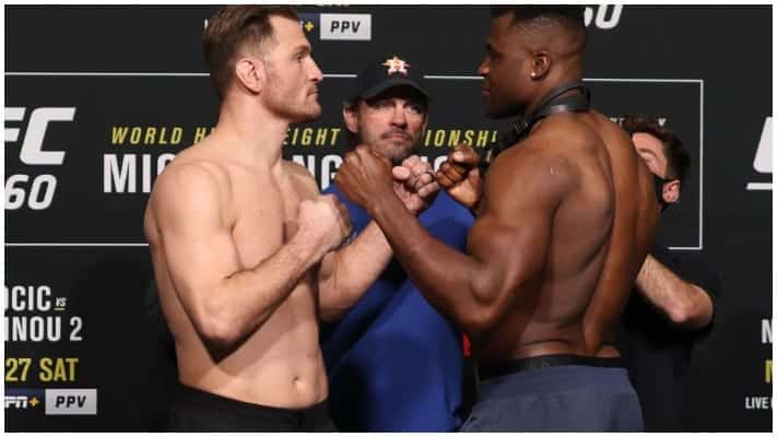 Francis Ngannou Knocks Out Stipe Miocic - UFC 260 Results 1 Miocic Francis Ngannou