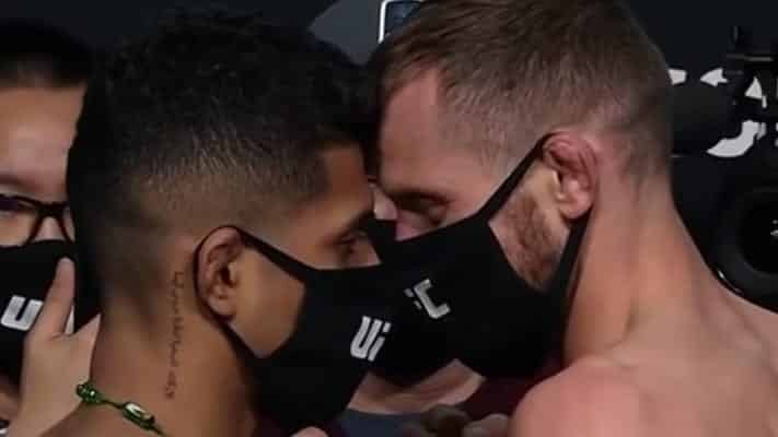 Davey Grant Comes Back From Knockdown To KO Jonathan Martinez - UFC Vegas 21 Results 1 Martinez Grant
