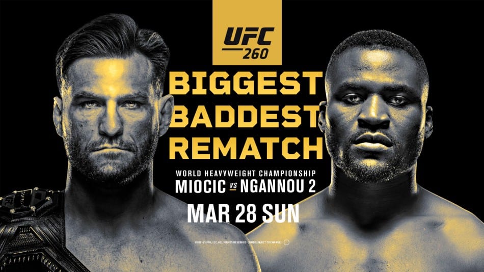 UFC 260 Results: Miocic vs. Ngannou II 1 Results