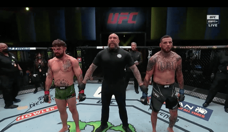 Daniel Rodriguez Outstrikes Mike Perry To Take Unanimous Decision Win – UFC Vegas 23 Highlights