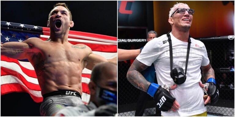 Michael Chandler Plans On Landing Opening Round KO Over Charles Oliveira At UFC 262