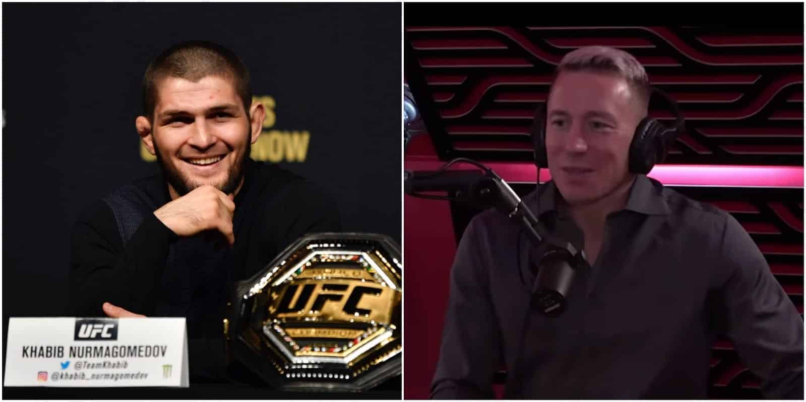 Georges St-Pierre Believes Khabib Nurmagomedov Is The 'Scariest' Pound-For-Pound Fighter In The World 1 St-Pierre