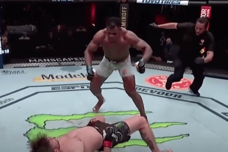Francis Ngannou Defends Herb Dean For Stoppage In Stipe Miocic Rematch