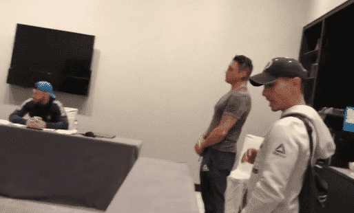 Video: Diego Sanchez Shares Old Footage Of Joshua Fabia Hijacking Fighter Meeting