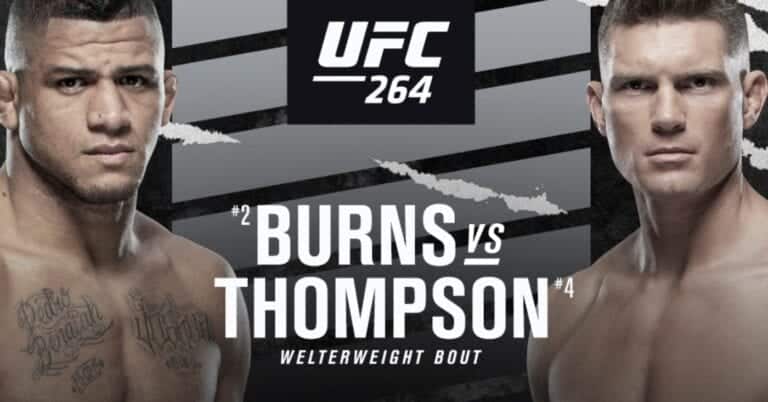 Gilbert Burns vs. Stephen Thompson Official For UFC 264
