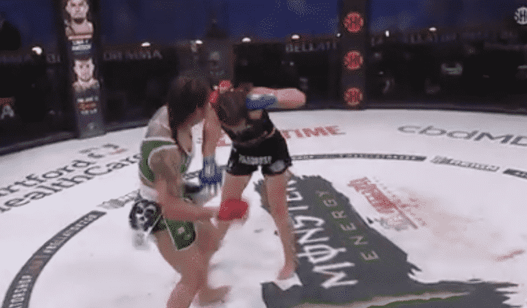 Cris Cyborg Stops Leslie Smith With 9 Seconds Left – Bellator 259 Highlights