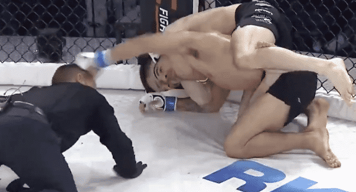 Video: Watch Keith Peterson Take Accidental Punch From Submitted Fighter