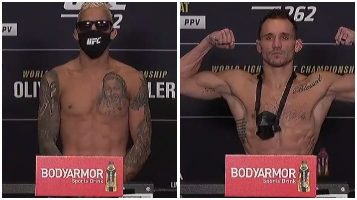 UFC 262 Weigh-In Results