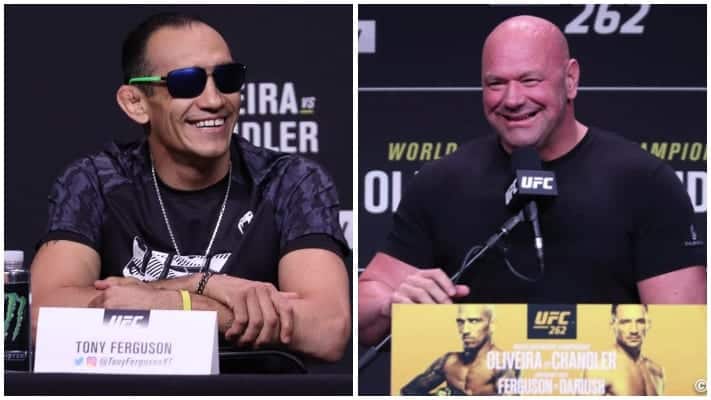 Tony Ferguson Gets His Wish, UFC 262 Bonuses Up To $75,000 1 White Tony Ferguson