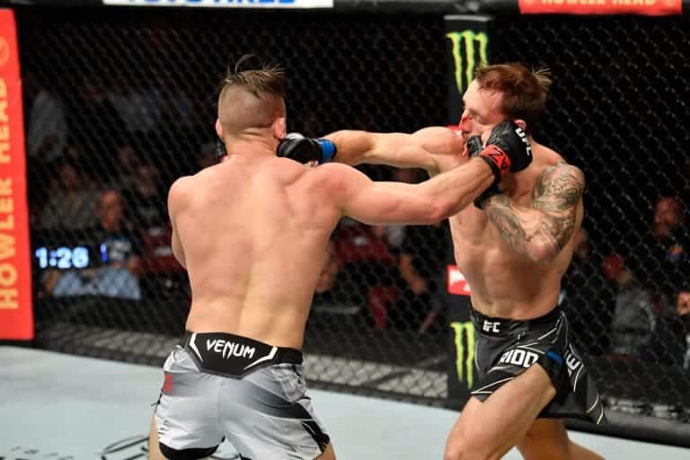 Brad Riddell Takes Close Decision Win Over Drew Dober In FOTN Contender – UFC 263 Highlights