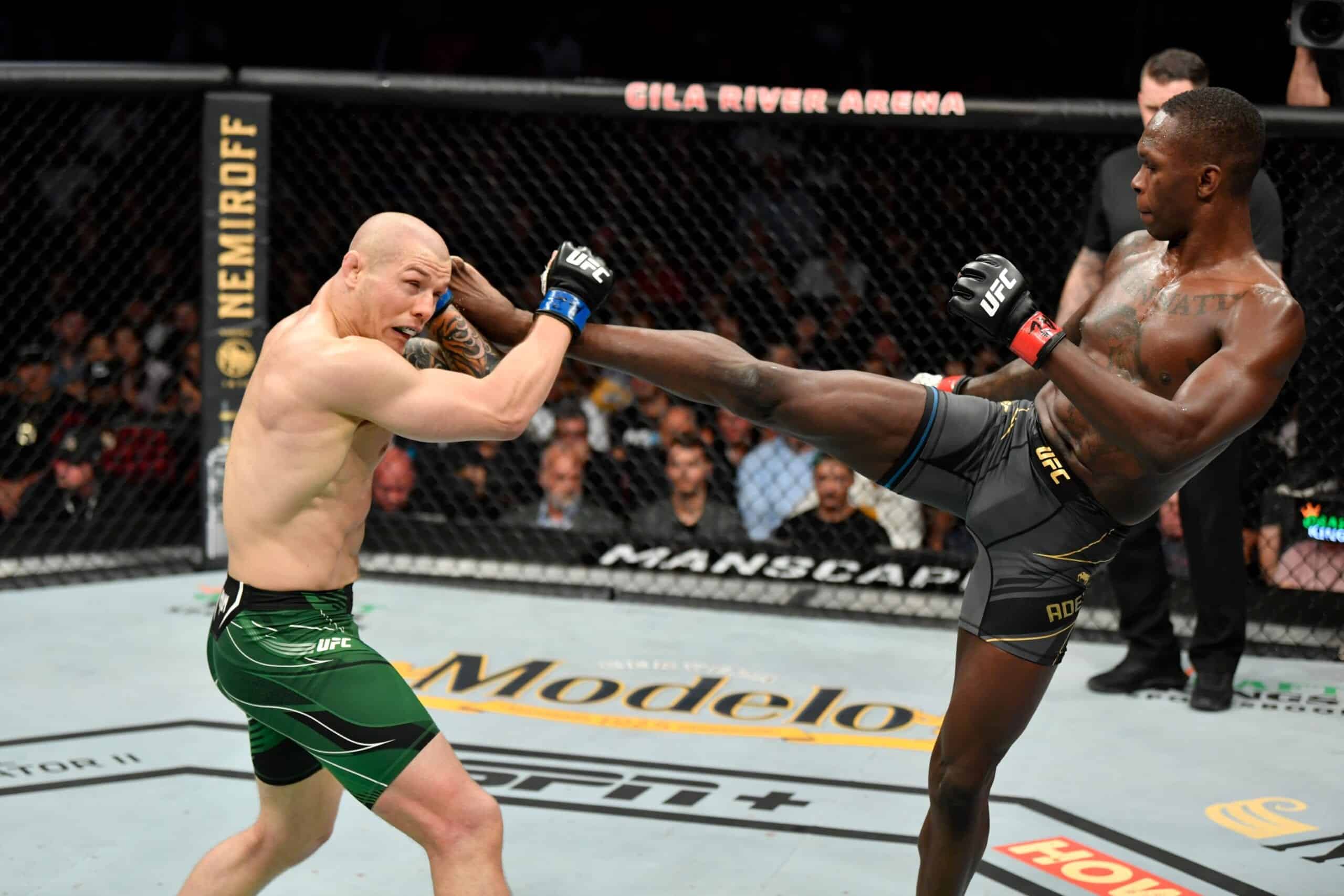 Israel Adesanya Defends Title With Striking Masterclass Against Marvin Vettori - UFC 263 Highlights 1 Vettori Adesanya