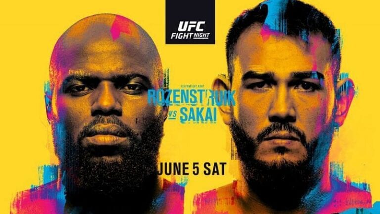 UFC Vegas 28 Results: Rozenstruik vs. Sakai