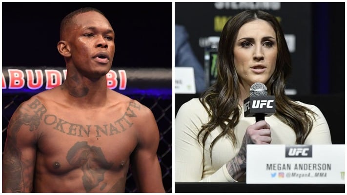 Israel Adesanya Rips Trolls After Megan Anderson Is Threatened With Rape