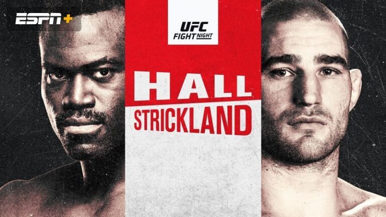 UFC Vegas 33 Results: Hall vs. Strickland