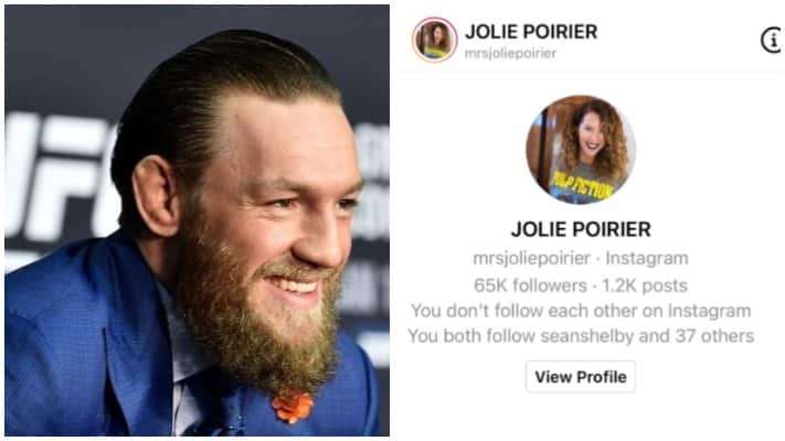 Conor McGregor Proves DM Request From Dustin Poirier’s Wife Is Real