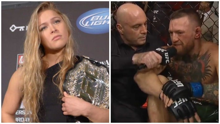 Ronda Rousey Impressed By Conor McGregor’s Post-Fight Antics