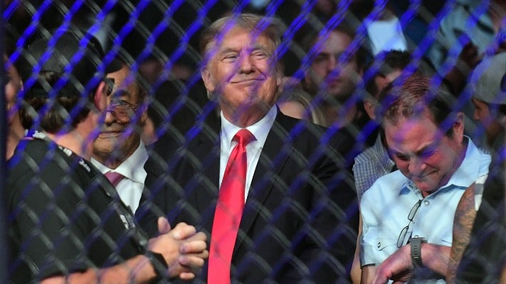 VIDEO | Donald Trump Gets Mixed Reaction from UFC 264 Crowd