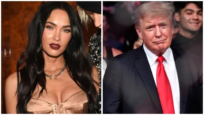 Megan Fox Talks About Sitting Next To ‘Legend’ Donald Trump At UFC 264