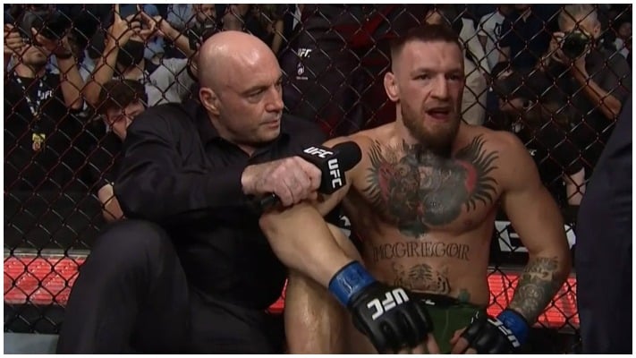 Joe Rogan Says Conor McGregor Was ‘Clearly’ Injured Before UFC 264
