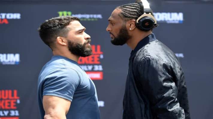 Patricio Pitbull and A.J. McKee Nearly Brawl at Bellator 263  Presser