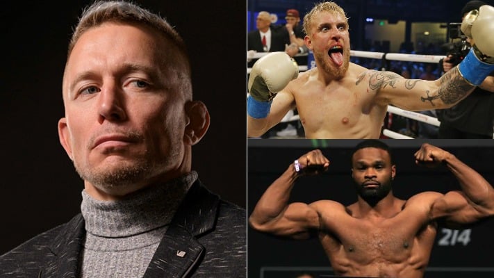 Georges St-Pierre Says Jake Paul Can Beat Woodley In A Boxing Match