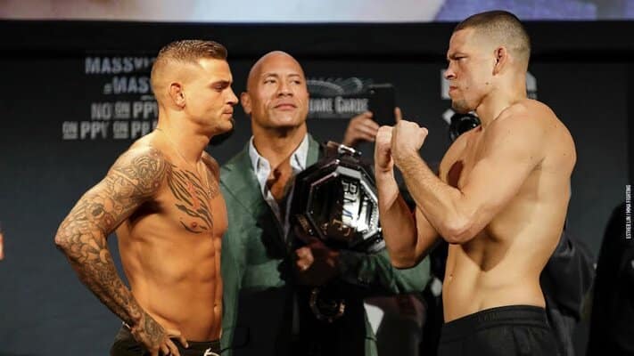 Nate Diaz Calls Out Dustin Poirier For 185lb Fight, ‘The Diamond’ Responds