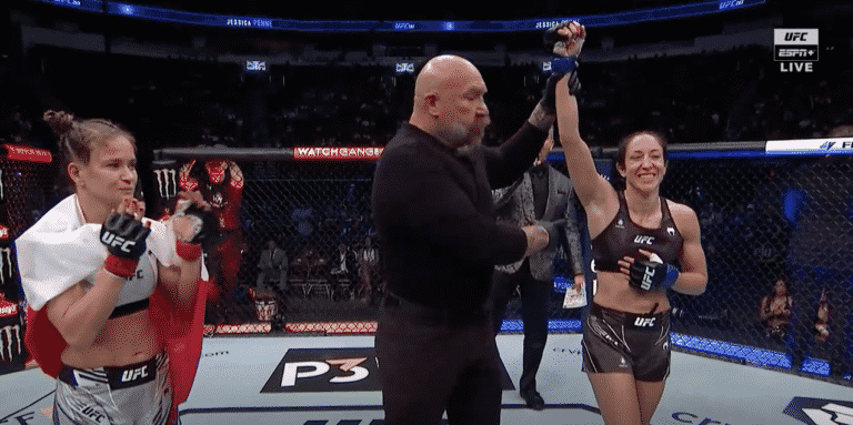 Jessica Penne Grabs Armbar Win Over The Returning Karolina Kowalkiewicz – UFC 265 Highlights