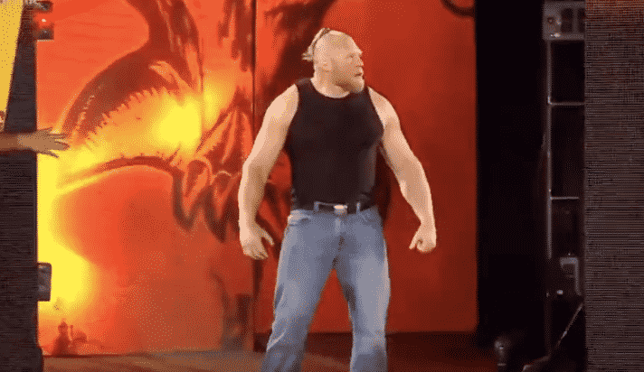 Video: Watch Brock Lesnar Make Surprise Return At WWE Summerslam 1 Lesnar