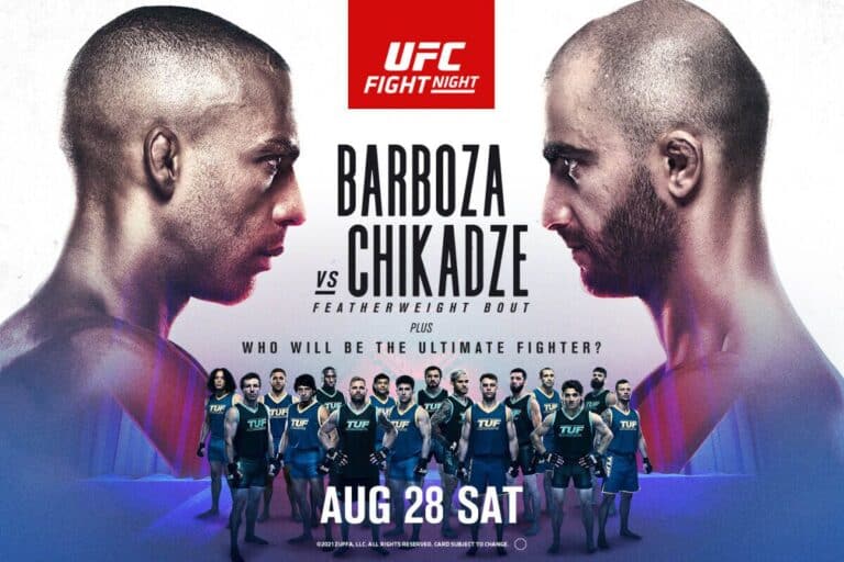 UFC Vegas 35 Results: Barboza vs. Chikadze