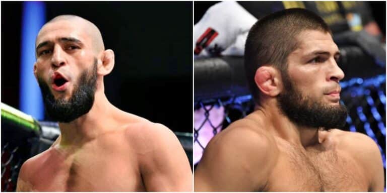 Khamzat Chimaev Plays Down Rivalry With Khabib Nurmagomedov: I Love Him