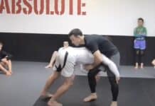 Double leg takedown
