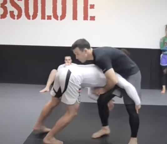 Double leg takedown