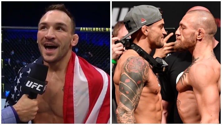 Michael Chandler Advises Dustin Poirier To Wait For Conor McGregor 1 Michael Chandler