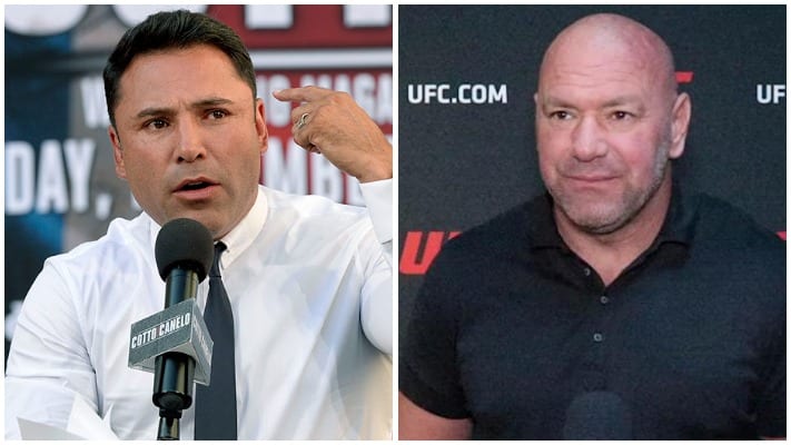 Dana White Fires Back At Oscar De La Hoya, Accuses Him Of Faking COVID