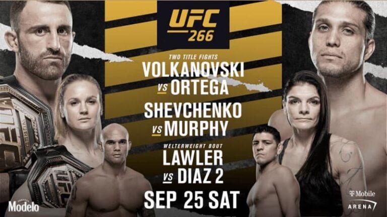 UFC 266 Main Card Betting Preview