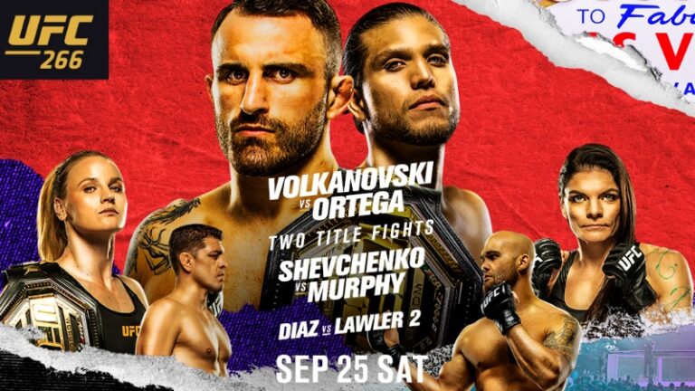 UFC 266 Results: Volkanovski vs. Ortega