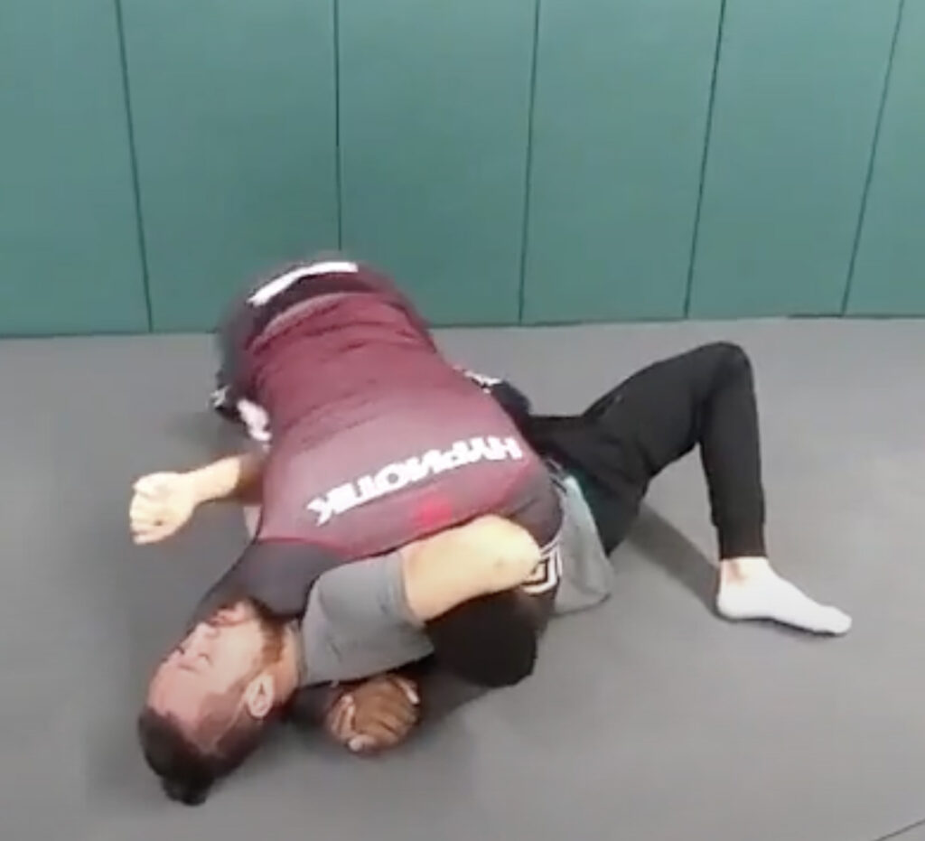 Von Flue Choke - BJJ Submission 3 Ovince St Preux Von Flue