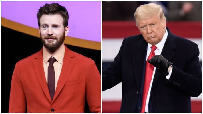 Chris Evans Rips Donald Trump For Commentating Belfort vs Holyfield