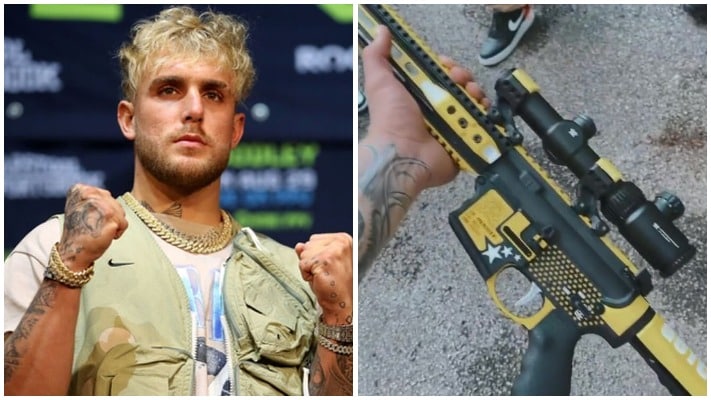 Jake Paul Gifted Custom Made AR-15 Worth  $50,000