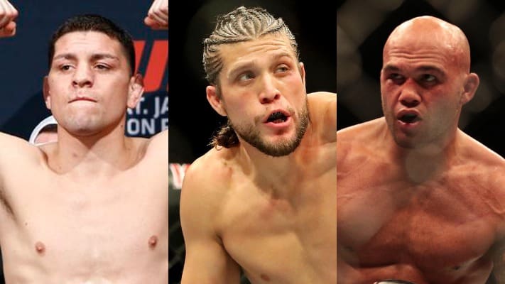 Nick Diaz Brian Ortega Robbie Lawler