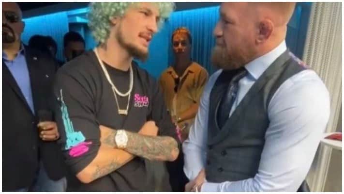 VIDEO | Conor McGregor Chats With Sean O’Malley At Dallas Cowboys Game