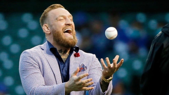 Conor McGregor Sings the Seventh Inning Stretch in Horrific Fashion