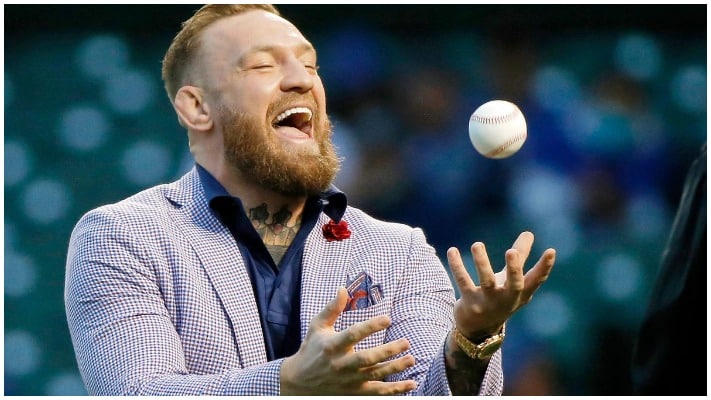 Conor McGregor Reacts To His Poor First Pitch: ‘The Venom Is There’