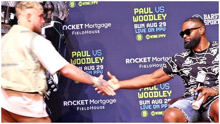 Tyron Woodley Is Getting The ‘I love Jake Paul’ Tattoo This Weekend 1 Tyron Woodley