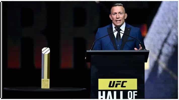 Georges St Pierre Admits He ‘Never Really Liked To Fight’ During UFC Hall Of Fame Induction