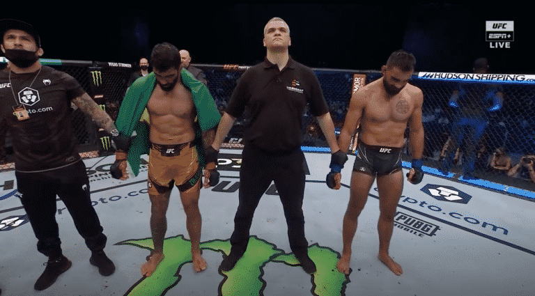 Elizeu Zaleski dos Santos Victory Marred By Appalling Referee Performance – UFC 267 Highlights