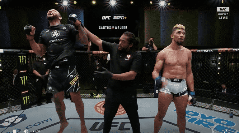 Thiago Santos Takes Decision Win Over Johnny Walker In Forgettable Headliner – UFC Vegas 38 Highlights